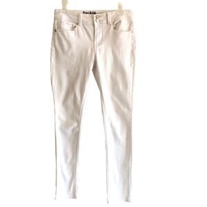 Rocks & Indigo White Skinny Jeans Size 8/28